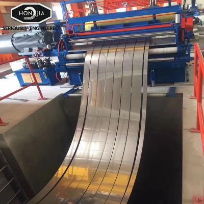 China Construction worksÂ   Size Quality Stainless Steel Coil Slitting Line CR HR Aluminum Slitting Machine Equipment for sale