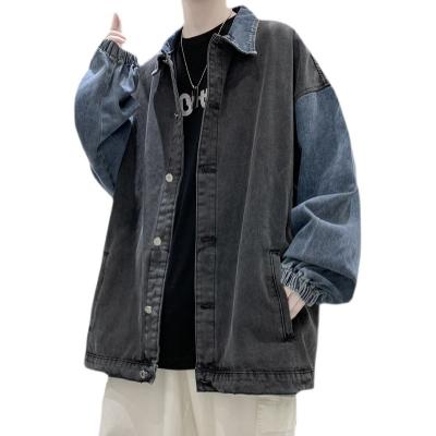 China Autumn Korean Style Jackets Retro Spring Breathable Denim Quilting Jacket Men's Casual Wear For Teenagers Loose Clothes for sale