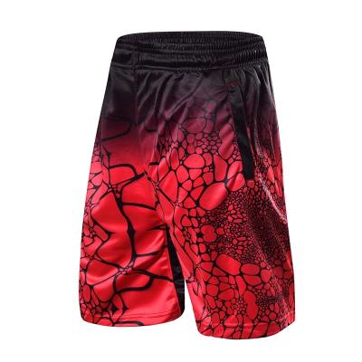 China NEW 2021 Antibacterial High Quality Summer Basketball Shorts Loose Jogger Running GYM Men's Fitness Pebbles Short Pants for sale