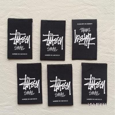 China Sustainable Fashion European High End Women's Cotton Clothing Brand Main Label Custom Woven Label for sale