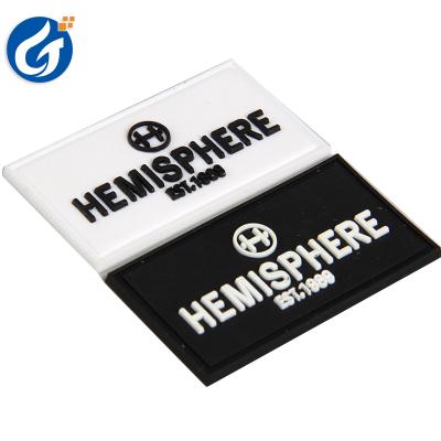 China Viable PVC Labels Logo Rubber Silicone Seals Bags Custom Plastic Hats Labels Plastic Signs for sale