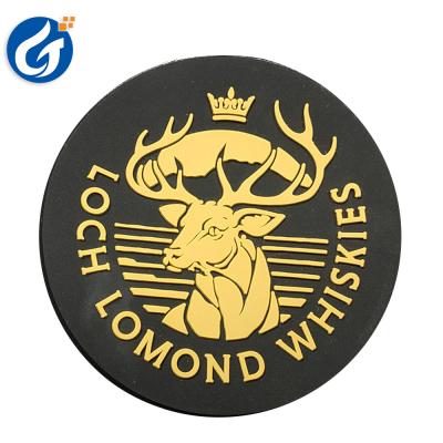 China 3D Viable Soft Rubber Plastic Rubber Stamp Plastic Garment Label Patch Environmental Protection PVC Environmental Protection Label for sale