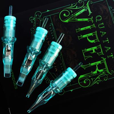 China OEM Factory 10Pcs Permanent Disposable Tattoo Cartridge Needles Semi Permanent Eyebrow Makeup Lip Needle For Tattoo Machine for sale