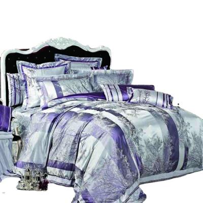 China New Fashion Anti-Static Custom Design 100% Silk 10 Pcs Luxury Bedding Sets For Wedding for sale