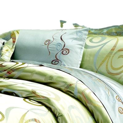 China 2022 New Fashion 100% Pure Silk Jacquard Anti-static Custom Comfortable Luxury Bedding Sets for sale