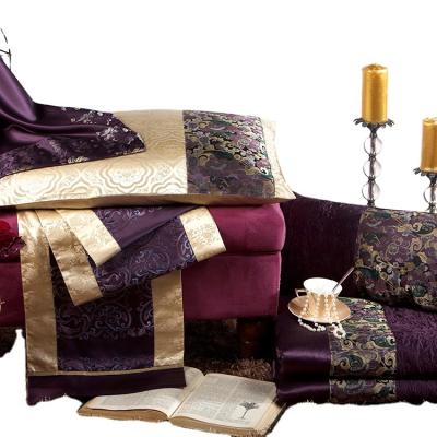 China Design Anti-Static Unique Classic Style Silk Jacquard Four Piece Bedding Set for sale