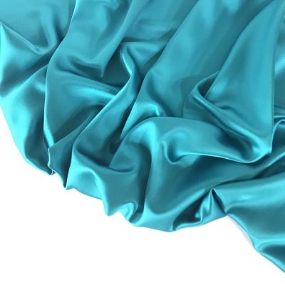 China Double faced high quality durable using various 30mm satin fabric wholesale dyed pure silk fabric for sale