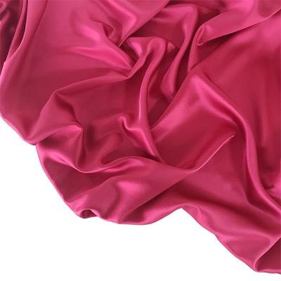 China Double faced high quality durable using various 30mm satin fabric wholesale dyed pure silk fabric for sale