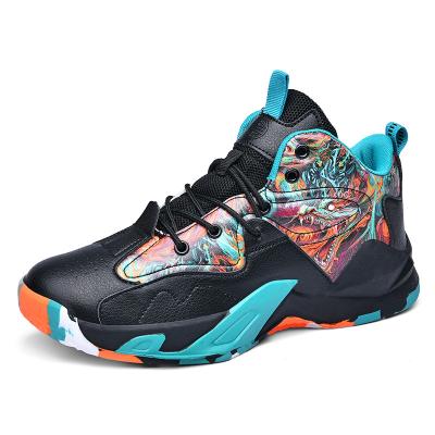 China Wholesale fashion trend top supplier tattoo sports shoes ground men and women outdoor basketball sneakers for sale