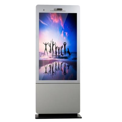 China 1080P Floor Standing Digital Signage 55 Inch Totem LCD Display For Advertising for sale