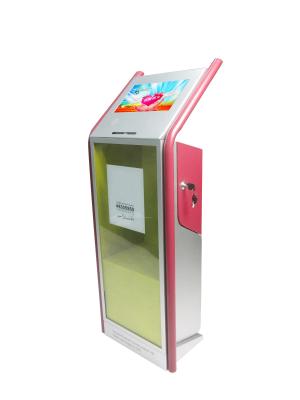 China Floor Standing LCD Advertising Display Donation Box Commercial Digital Signage for sale