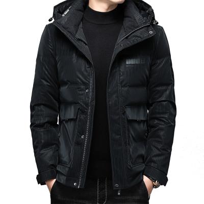 China New Autumn and Winter Anti-wrinkle Jacket Men's Short Bottom Hooded Waterproof Jacket for sale