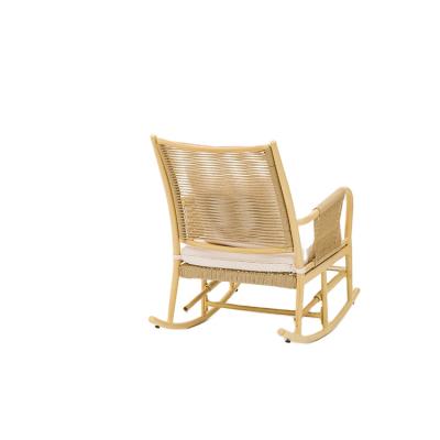 China Outdoor Water Proof Living Room Balcony Wicker Chair Balcony Wicker Chair Rattan Yard Rattan Swing Chair for sale