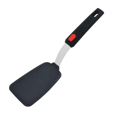 China 2021 New Arrivals Amazon 430 Silicone Spatula Stainless Steel + Silicone Viable Online Heat Resistant for sale