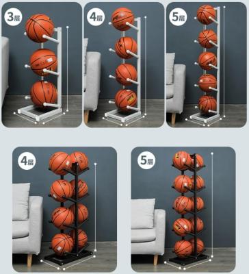 China Minimalist Metal Sports Balls Storage Rack Exercise Equipment Free Ball Rack for sale