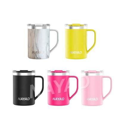 China NAYAD Disposable Hot Sale Double Wall Good Quality 304 Stainless Steel Travel Insulated Coffee Mug for sale