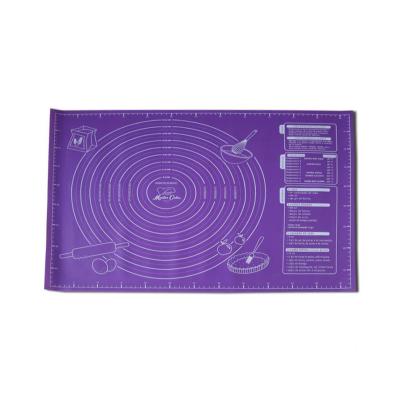 China 45*65cm Viable Silicone Baking Mat Non Stick Silicone Baking Mat Non Stick Extra Thick Pastry Mat With Measurement for sale