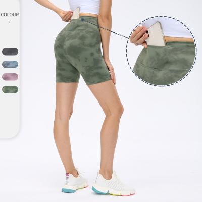 China New Fashion Breathable Style Tight Waisted Seamless Yoga Bike Top Shorts Gaiters For Women Yoga Shorts for sale