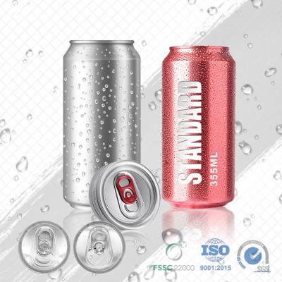 China Standard Aluminum Beverage Cans 355ml Wholesale Carbonated Beverage Can Blank Aluminum Beverage Cans for sale