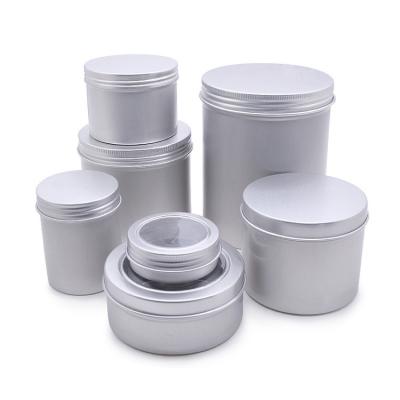 China Household Products 10g 15g 20g 30g 50g 60g 100g 120g 150g 200g 80g 180g 250g Cosmetic Aluminum Jar For Candles Cream for sale