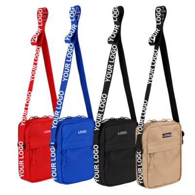 China Daily Single Shoulder Bag Mini Crossbody Messenger Bags Promotional Custom Cross Body Handbags Men Women Phone Chest Bag for sale