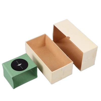 China Recycled Materials Customized Gift Box Spray Colored Recycled Materials Products Luxury Packaging Box for sale