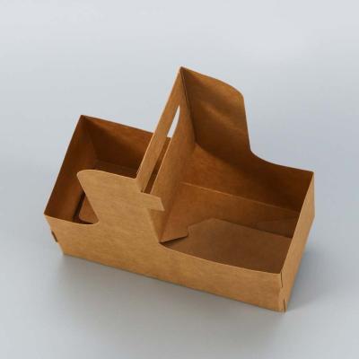 China Recycled Materials Go Pack Pack Customized decorative flexible printable eco friendly kraft paper box packaging insert for sale