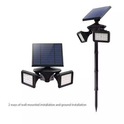 China With Mono solar panel in high working efficiency >21% Gebosun High Quality Waterproof Outdoor Led Motion Sensor Solar Outdoor Light Solar Lawn Light Garden for sale