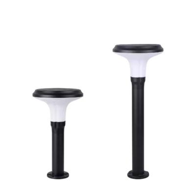 China With Mono solar panel in high working efficiency >21% GEBOSUN High quality large capacity lithium battery aluminum led solar pillar light for sale