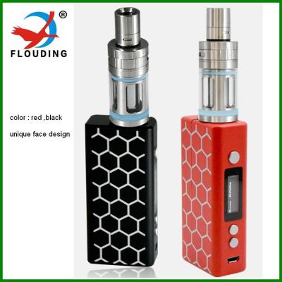 China Variable voltage 75w Vapor Box Mods , e cigarette box mod rechargeable battery for sale