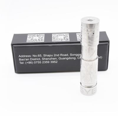 China Cigarrillo electrónico del acero inoxidable del vaporizador de la batería del CE ROHS 18650 en venta