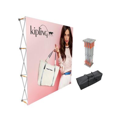 China Eco - Friendly Exhibition Trade Show Pop Up Fold Up Backdrop Upright Folding Banner Stand for sale