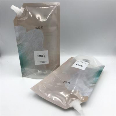 China BIODEGRADABLE Plastic Pouch Spout Bags Liquid Packaging Spout Pouch Custom Bags Spout Pouch 200ml for sale