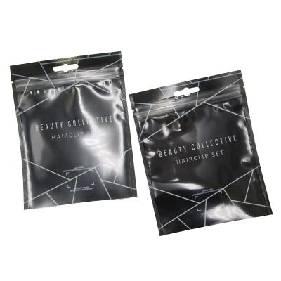 China Eco Friendly Eco Friendly Moisture Proof Custom Logo Zip Lock Printing Garment Black Clear Packaging Bag With Zipper Transparent Garment Plastic Bags for sale