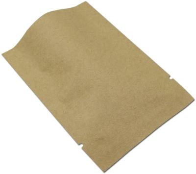 China 5.5mil Biodegradable Top Paper Vacuum Heat Seal Sealable Food Packaging Pouches For Food Storage Bag for sale