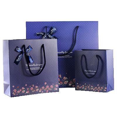 China 2014 Recyclable Hot Selling Purple Spot Embossed Small Gift Bag, Gift Bags Making Machine, Cream Paper Gift Bags for sale