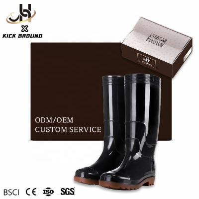 China Fashion Trend JH Botas De Lluvia Factory Seller High Quality unisex rain shoes rain waterproof men wholesale safety rain boots for sale