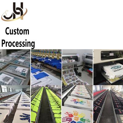 China Wholesale Anti-wrinkle JH Apparel Printing Processing Custom Printing LOGO Embroidery Hot Stamping Direct Spray Custom Processing Apparel for sale