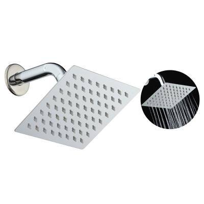 China Stainless Steel 201 Rain Shower Head , Ultrathin 4 inch Rain Shower Head for sale