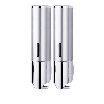 China lazo montado en la pared doble de plata Rod Design del dispensador del jabón 1400ml en venta