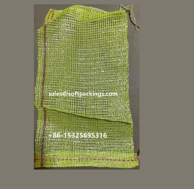 China Recyclable Popular Premium Onion Mesh Bag Potato Mesh Bag-Yellow Quality Onion for sale