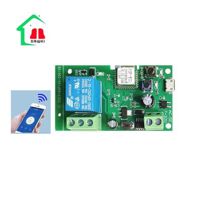 China eWelink WIFI APP 5-32V Automatic Relay Mobile Phone Relay Module APP Remote Control Switch for sale