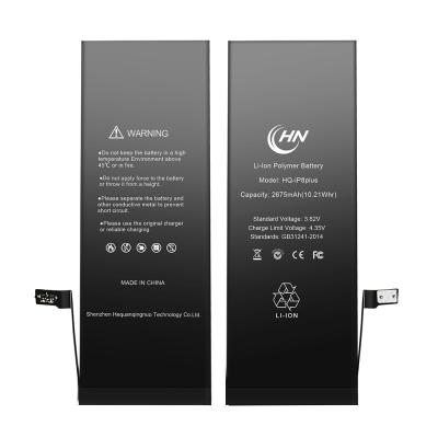 China Genuine Mobile Phone Capacity 2675mAh Replacement Battery For iphone 8Plus Batteries for sale