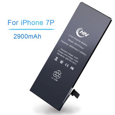 China Mobile Phone OEM 3.82V 2910mAh Rechargeable Lithium Polymer Phone Battery For iPhone 7 Plus Replacement for sale