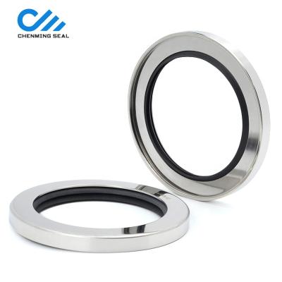 China Redundant Lip For Better Sealing Ceimin 28*40*10 Double Lip Stainless Steel Seal Rotary Shaft Seal For Screw Air Compressor Parts for sale