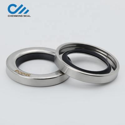 China Industry Ceimin 35*52*8 mm Single Lip PTFE Stainless Steel Gasket For Screw Compressor for sale