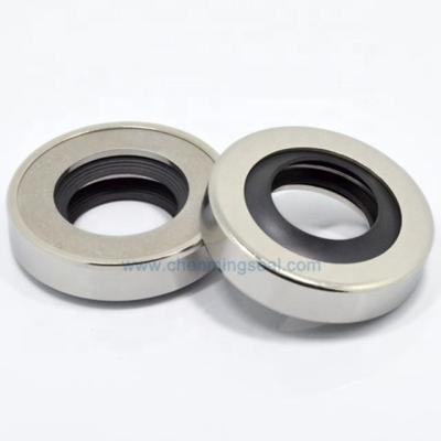 China Rotary Shaft Seal Ceimin DEL 10*22*7 PTFE Rotary Shaft Seal With Stainless Steel Housing For Screw Air Compressor for sale