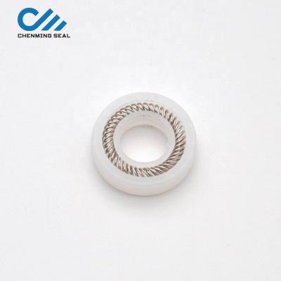 China Carbon Fiber Filled /PTFE Material Ring Wear Ring PTFE PEEK Dispensing Machine Parts Sealing Ring Spring Loaded Piston Activated Rod Seal for sale