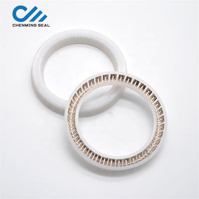 China Pneumatic Hydraulic / Oil Seal 70*80*9 Food Grade PTFE Clean Spring Activated Seal For Food Mixer Rod Sealing for sale