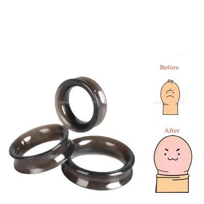 China Reusable Bondage Fun Sexy Foreskin Correction Foreskin Ring Cock Ring Penis Delay Ejaculation For Men Glans Sex Toys for sale